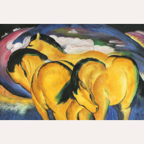 Małe żółte konie - Franz Marc