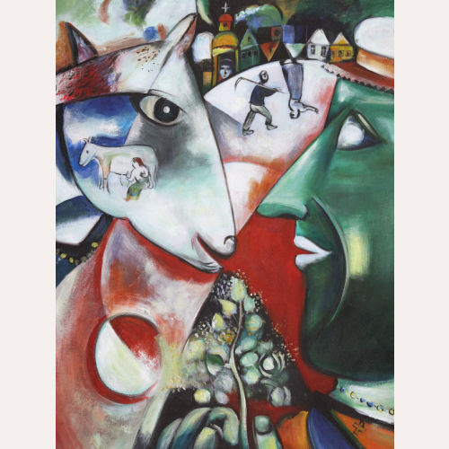 Ja i wieś - Marc Chagall