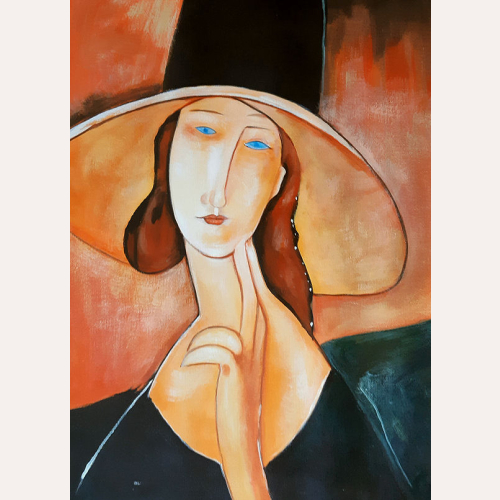 Portret kobiety w kapeluszu - Amedeo Modigliani