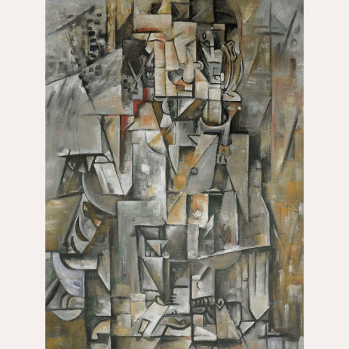 Mężczyzna ze skrzypcami - Pablo Picasso