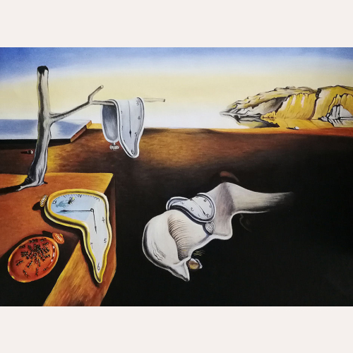 Uporczywość pamięci (Miękkie zegary) 100x75 cm - Salvador Dali