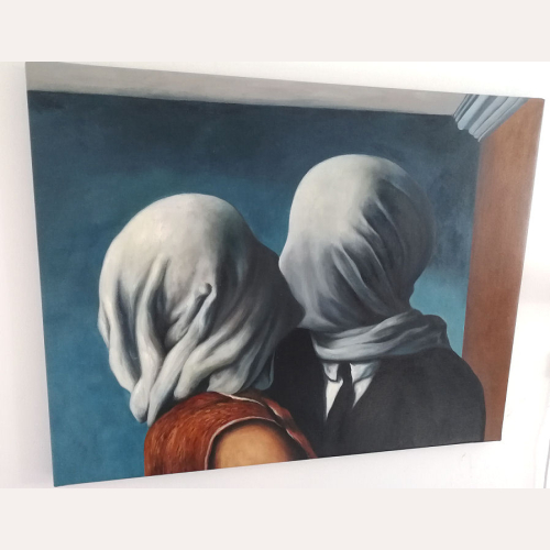 Obraz olejny Kochankowie Rene Magritte